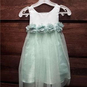 Elegant Mint Green Kids Dress